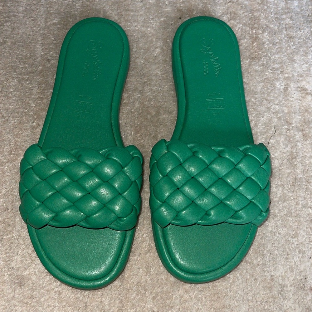 Seychelles Bellísima Green Sandals Slides